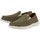 Chaussures Homme Mocassins HEYDUDE FARTY WASHED Vert