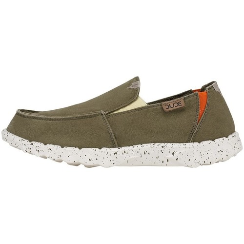 Chaussures Homme Mocassins HEYDUDE FARTY WASHED Vert