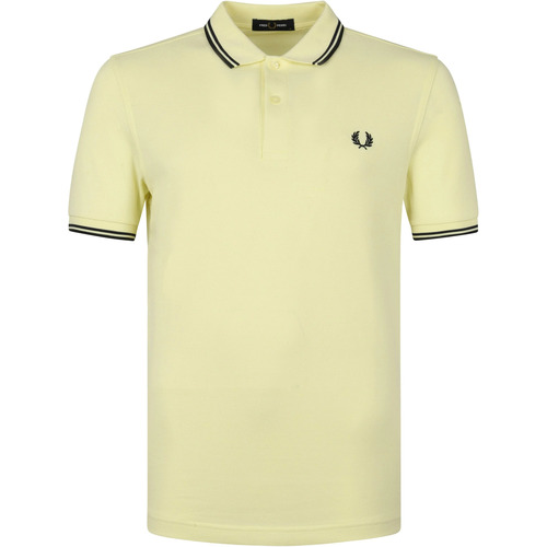 Fred Perry Polo M3600 Tipped Jaune Jaune - Vêtements T-shirts & Polos Homme  89,95 €