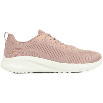 Chaussures Femme Baskets mode Skechers BOLD Bobs Squad Chaos Face Off Rose