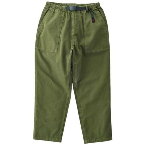 Vêtements Homme Pantalons Homme | Pantalon Loose Tapered Homme Olive - LH45806