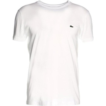 Vêtements Homme T-shirts manches courtes Lacoste CAMISETA BLANCA HOMBRE   TH2038 Blanc