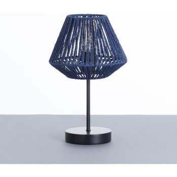 Maison & Déco Lampes à poser 7H Sevenon Lampe de table Xia 20,5x20,5x20,5x34cm Bleu