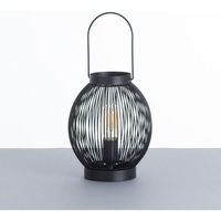 Maison & Déco Lampes à poser 7H Sevenon Lampe de table Kai Noir 20x20x24,5cm Noir