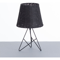 Maison & Déco Lampes à poser 7H Sevenon Yuan Lampe de table 22,5x22,5x22,5x37cm N/B Noir
