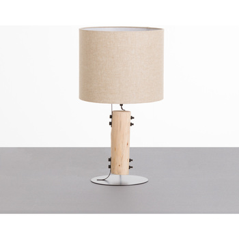 Maison & Déco Lampes à poser 7H Sevenon Lampe de table Magma naturel 30x30x55cm Beige