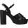 Chaussures Femme Sandales et Nu-pieds Lumberjack CROSSED ANKLE Noir