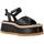 Chaussures Femme Sandales et Nu-pieds Elvio Zanon EQ5201X Noir