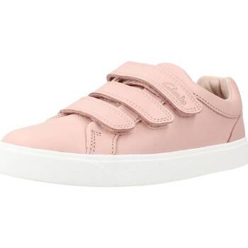 Chaussures Fille Baskets basses Clarks CITY OASISLO K Rose