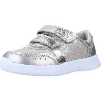 Chaussures Fille Baskets basses Clarks ATH SONAR T Gris