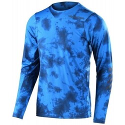 Vêtements Femme T-shirts Neil & Polos Troy Lee Designs TLD Maillot VTT Skyline LS Tie Dye - Sla Bleu