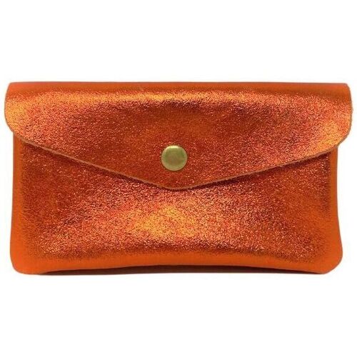 Sacs Femme Portefeuilles Whiskey Turnlock Legacy Vachetta Leather Shoulder Bag E2994 COMPO Orange