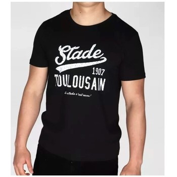 Vêtements T-shirts & Polos Stade Toulousain T-SHIRT NOIR HOMME BRACE STADE Noir