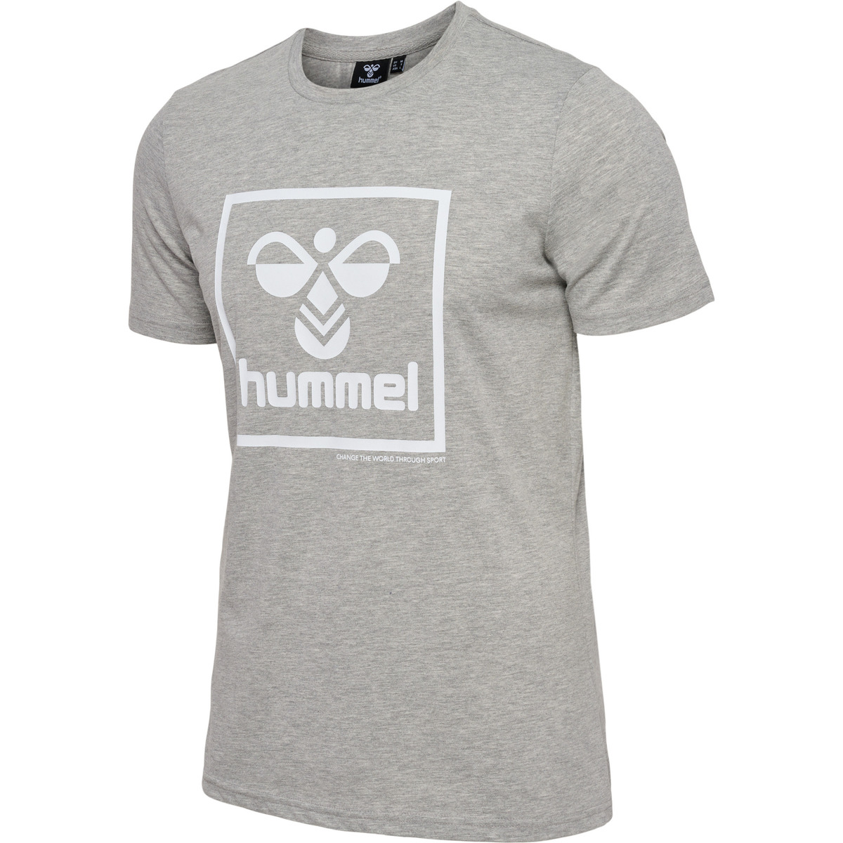 Vêtements Homme T-shirts manches courtes hummel T-shirt  Lisam 2.0 Gris