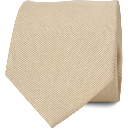 Vêtements Homme Cravates et accessoires Suitable Cravate Soie Champagne Uni F10 Beige