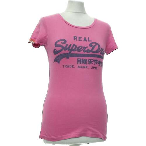Vêtements Femme T-shirts & Polos Superdry 36 - T1 - S Rose