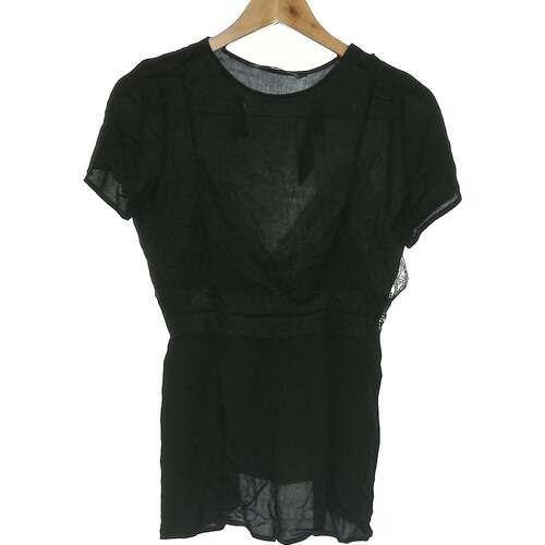 Vêtements Femme rue mini dress babies Zara top manches courtes  36 - T1 - S Noir Noir