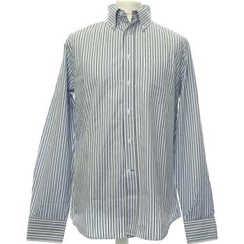 Vêtements Homme Chemises manches longues Stefanel 40 - T3 - L Bleu