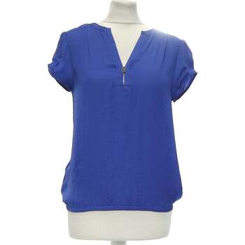Vêtements Femme Pochettes / Sacoches Zara top manches courtes  34 - T0 - XS Bleu Bleu