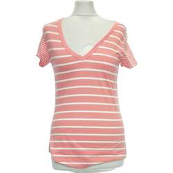 Vêtements Femme T-shirts & Polos Gap top manches courtes  34 - T0 - XS Rose Rose