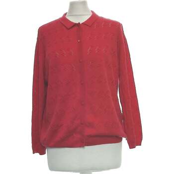 Vêtements Femme Gilets / Cardigans Mini Short En Soie 40 - T3 - L Rouge