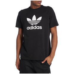 Vêtements Homme T-shirts & Polos adidas Originals Lin Trefoil - Ref. 58838 Noir