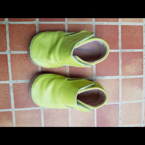 Chaussures Enfant Chaussons bébés Vertbaudet  Chaussons cuir Vert