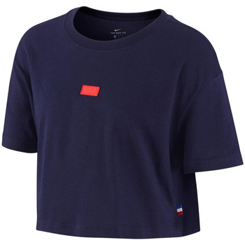 Vêtements Femme T-shirts manches courtes Nike CV1909-498 Bleu