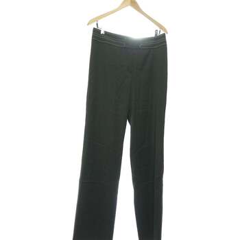Vêtements Femme Pantalons Escada pantalon droit femme  40 - T3 - L Noir Noir