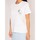 Vêtements Topman stand collar stretch skinny oxford shirt in white T-shirt col rond pur coton FABIANA Blanc