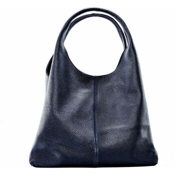 Sacs Femme Pre-Loved Prada Ruffled Leather Tote Bag Large Oh My Bag Large BOSTON Bleu