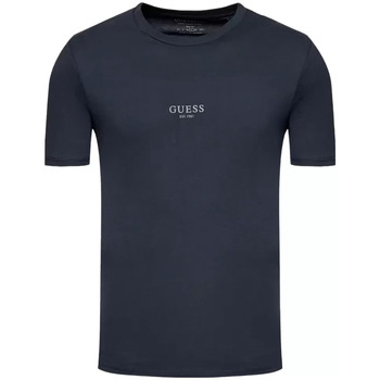 Vêtements Homme T-shirts manches courtes Guess Luxe classic Bleu