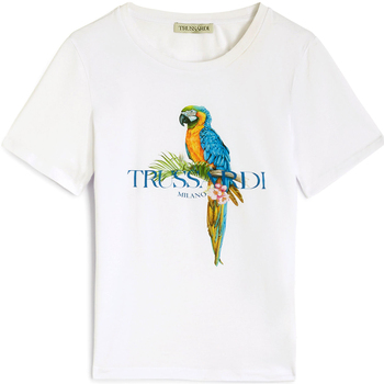 Vêtements Femme T-shirts & Polos Trussardi 56T00500-1T005381 Blanc