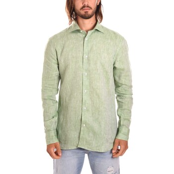 Vêtements Homme Chemises manches longues Borgoni Milano OSTUNI Vert