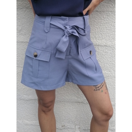 Vêtements Femme Shorts Maxi / Bermudas Autre Short bleu Bleu