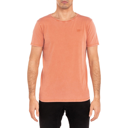 Vêtements Homme The Happy Monk Pullin T-shirt  PLAINFINNMELON Orange