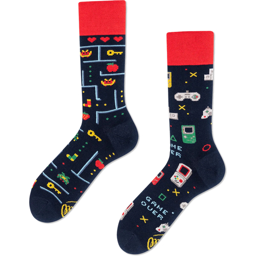 Accessoires Homme Chaussettes Many Mornings Chaussettes Game Over Multicolore