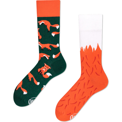 Accessoires Homme Chaussettes Many Mornings Chaussettes Fox Multicolore