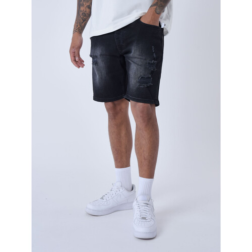 Vêtements Homme Shorts / Bermudas T-shirt Noir Patch Icon 2 Noir Short T228002 Noir