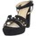 Chaussures Femme Sandales et Nu-pieds Silvian Heach SHS536 Noir