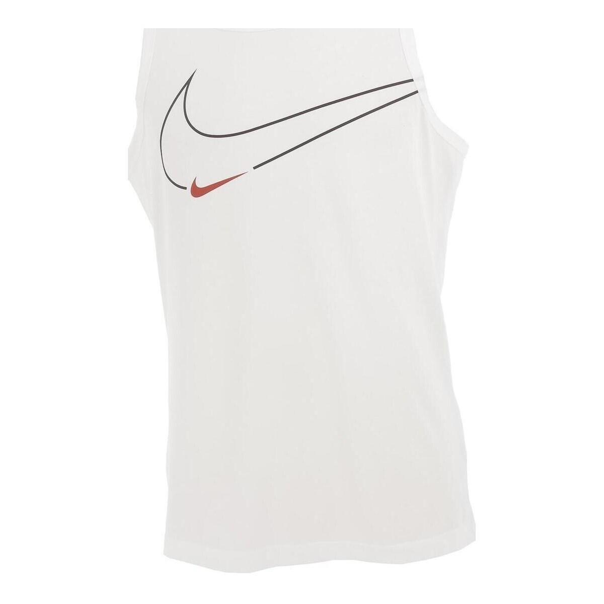 Vêtements Homme T-shirts manches courtes Nike M nk df tank 6/1 gfx Blanc