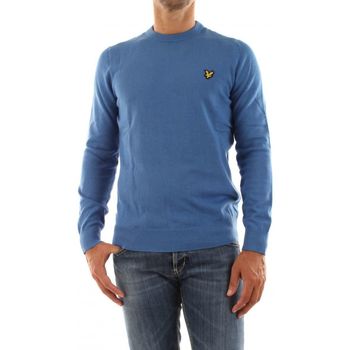 Vêtements Homme Pulls Lyle & Scott KN821V CREW NECK-W58 SPRING BLUE Bleu