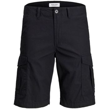Vêtements Garçon Dress Shorts / Bermudas Jack & Jones 12212396 CHARLIE-BLACK Noir