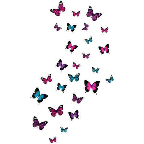 En vous inscrivant vous bénéficierez de tous nos bons plans en exclusivité Bottines / Boots Stickers Muraux 27 Papillons Multicolore