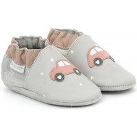 Chaussures Fille Chaussons bébés Robeez Welcomehome Gris