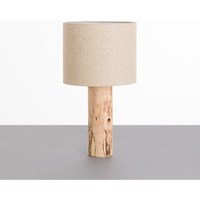 Maison & Déco Lampes à poser 7H Sevenon Lampe de table rétro sauvage naturelle 30,5x30,5x30,5x55,5cm Beige
