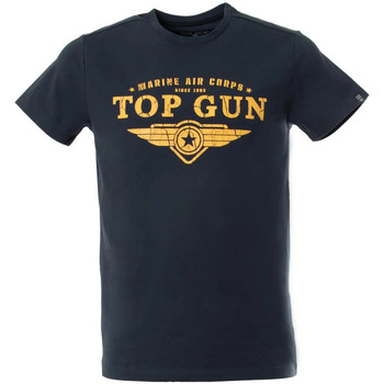 Vêtements Homme Débardeurs / T-shirts sans manche Top Gun TEE SHIRT TG-TS-108 NAVY Bleu marine