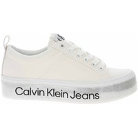 Chaussures Femme Baskets basses Calvin Klein Jeans YW0YW00491YAF Blanc
