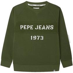 Vêtements Garçon Sweats Pepe jeans  Vert