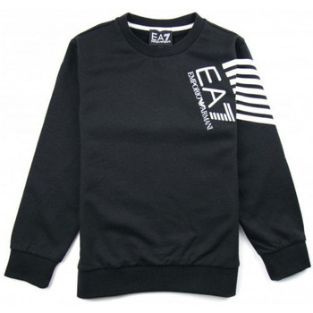 Vêtements Enfant Pulls Giorgio Armani chest pocket T-shirt sweat junior EA7 Emporio Armani noir 3GBM60 - 10 ANS Noir